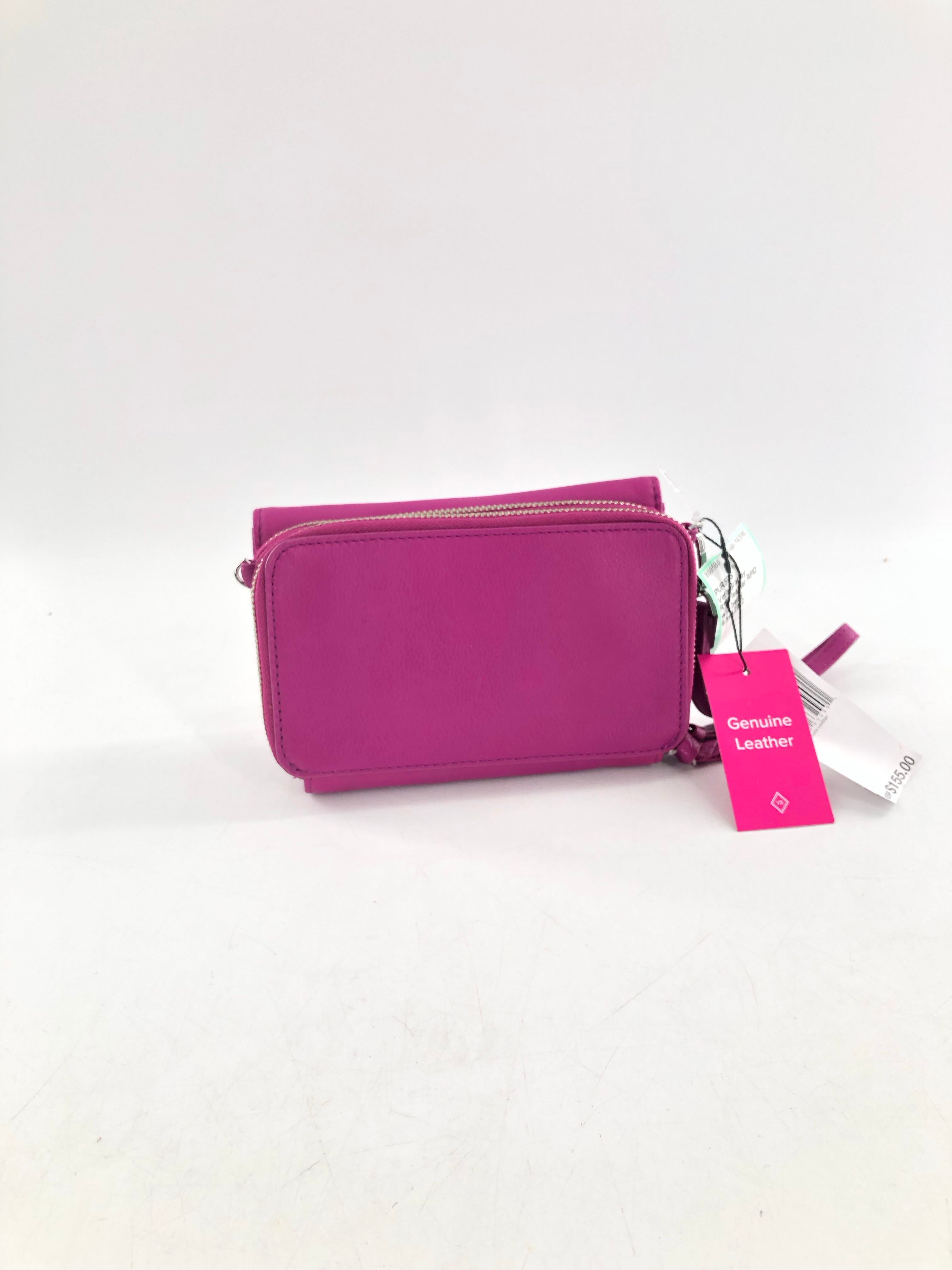 R155 leather RFID 3-in-1 crossbody