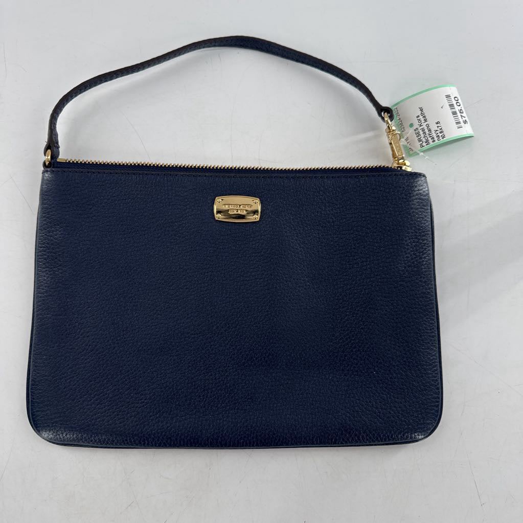 saffiano leather clutch/wristlet