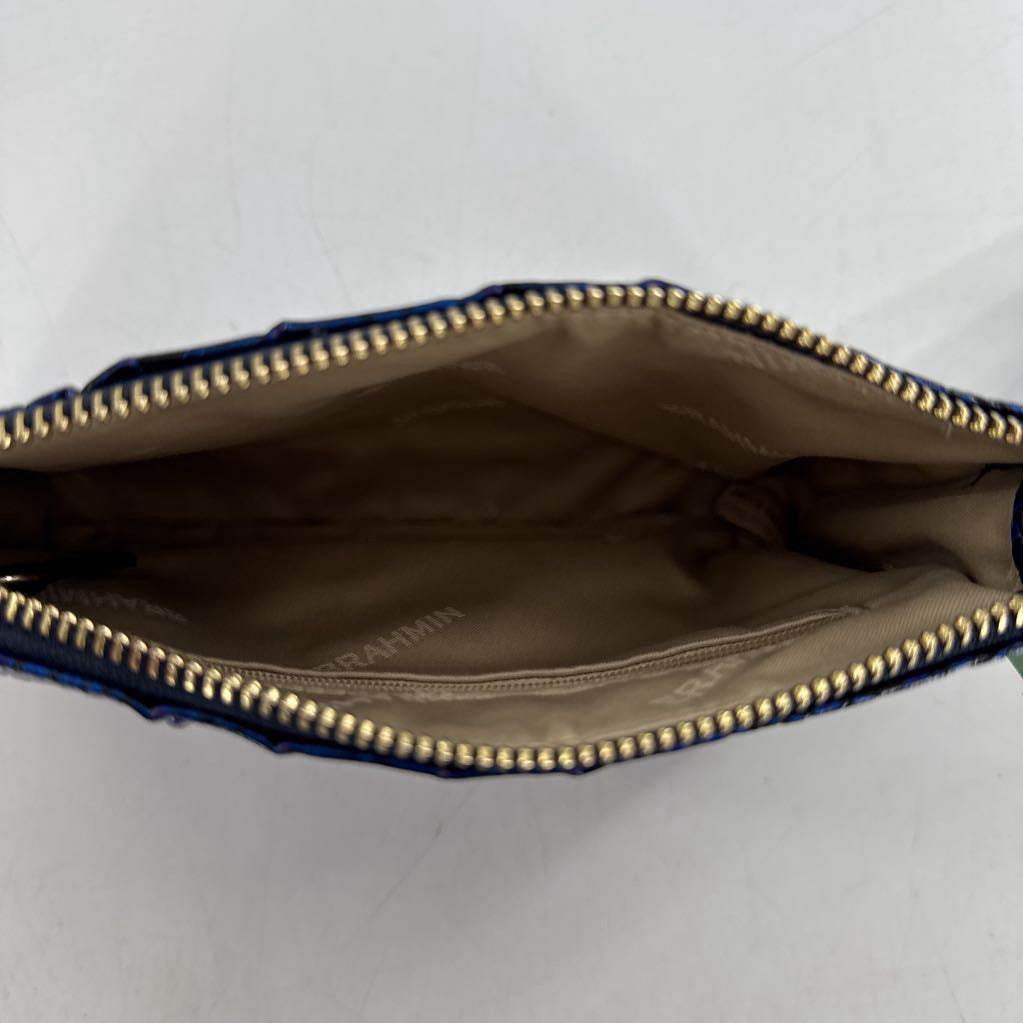 croc embossed clutch/wristlet