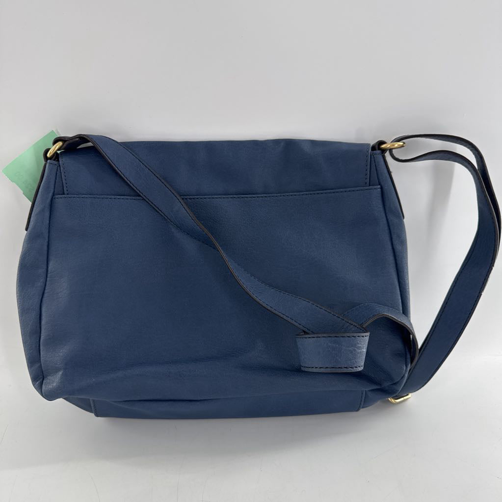vegan leather front flap crossbody