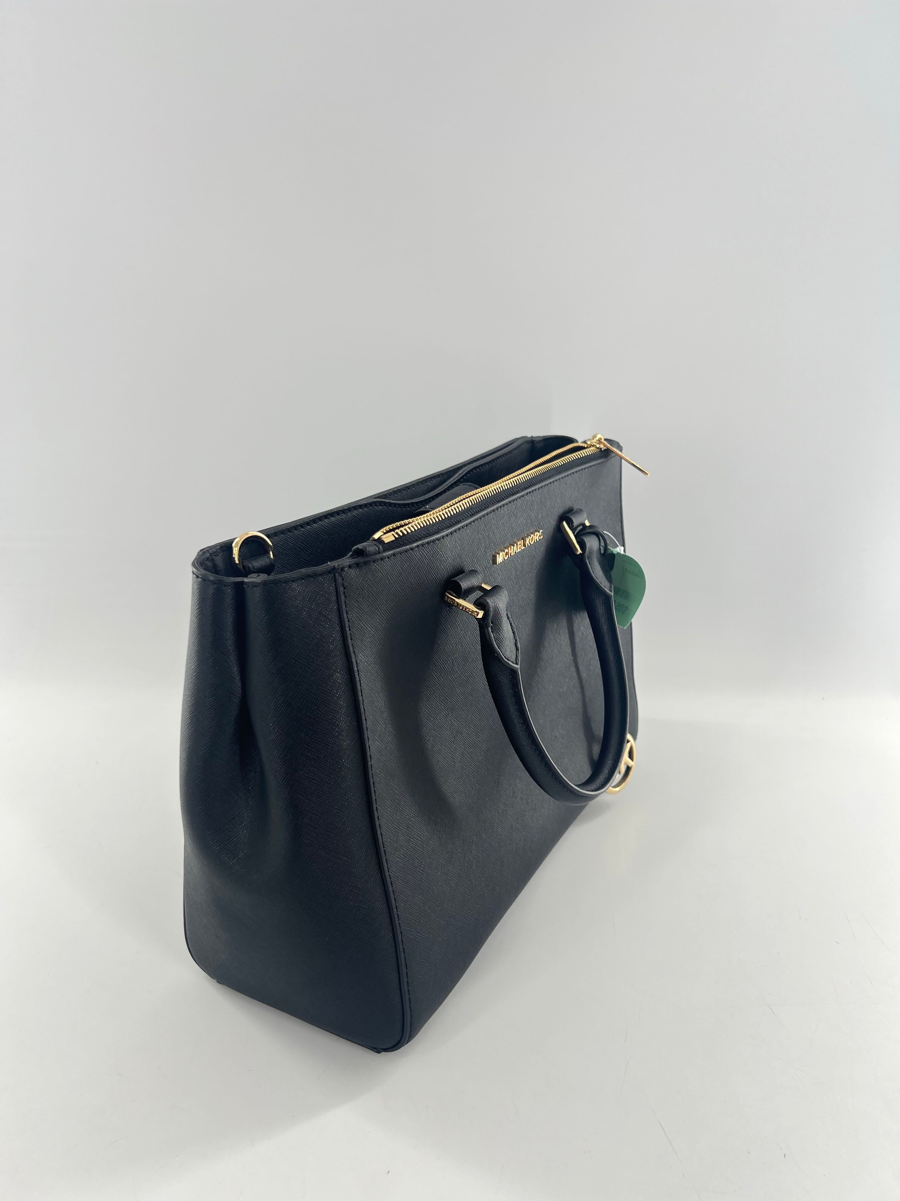 dual handle saffiano satchel