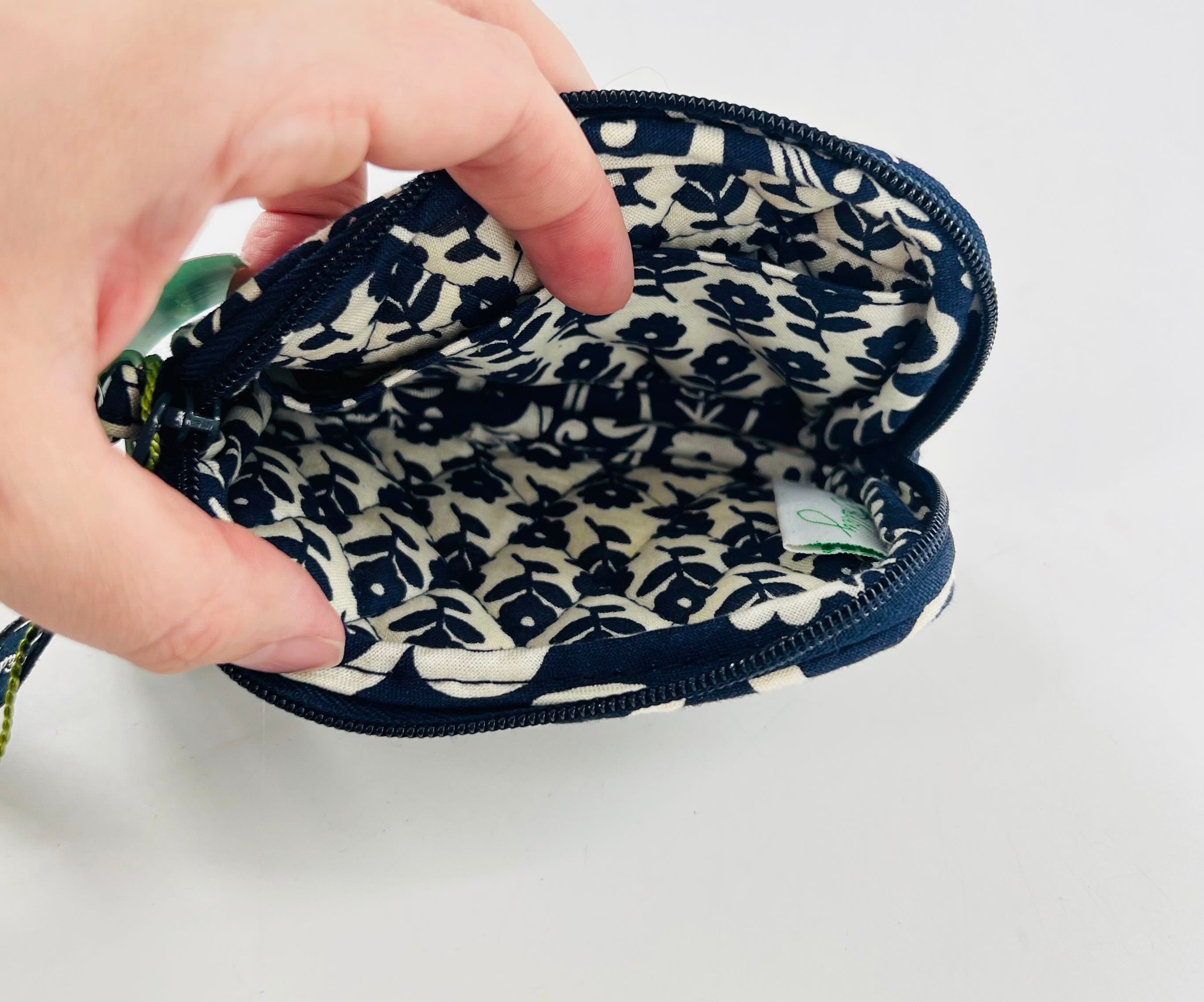quilted coin purse/wristlet
