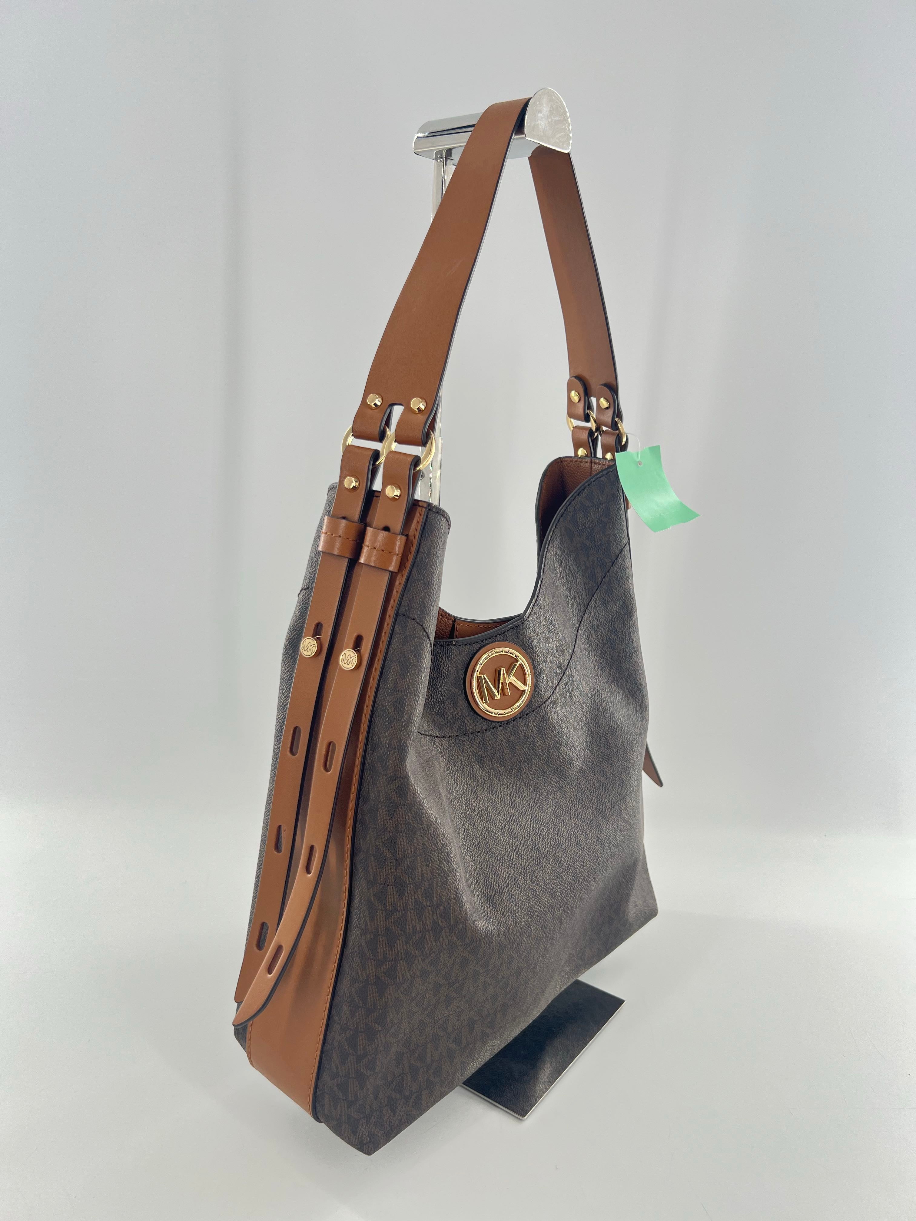 monogram hobo shoulder bag