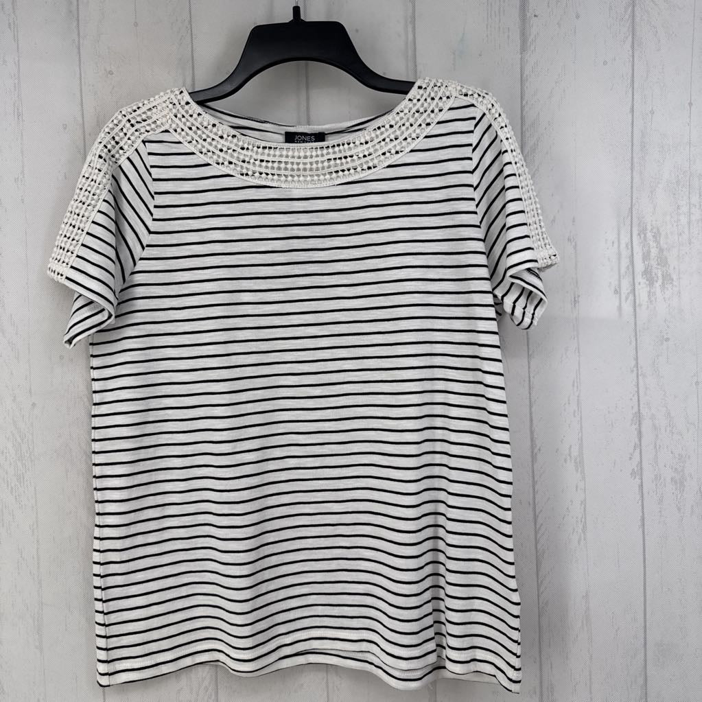 R60 L striped ric rac trim s/s tee