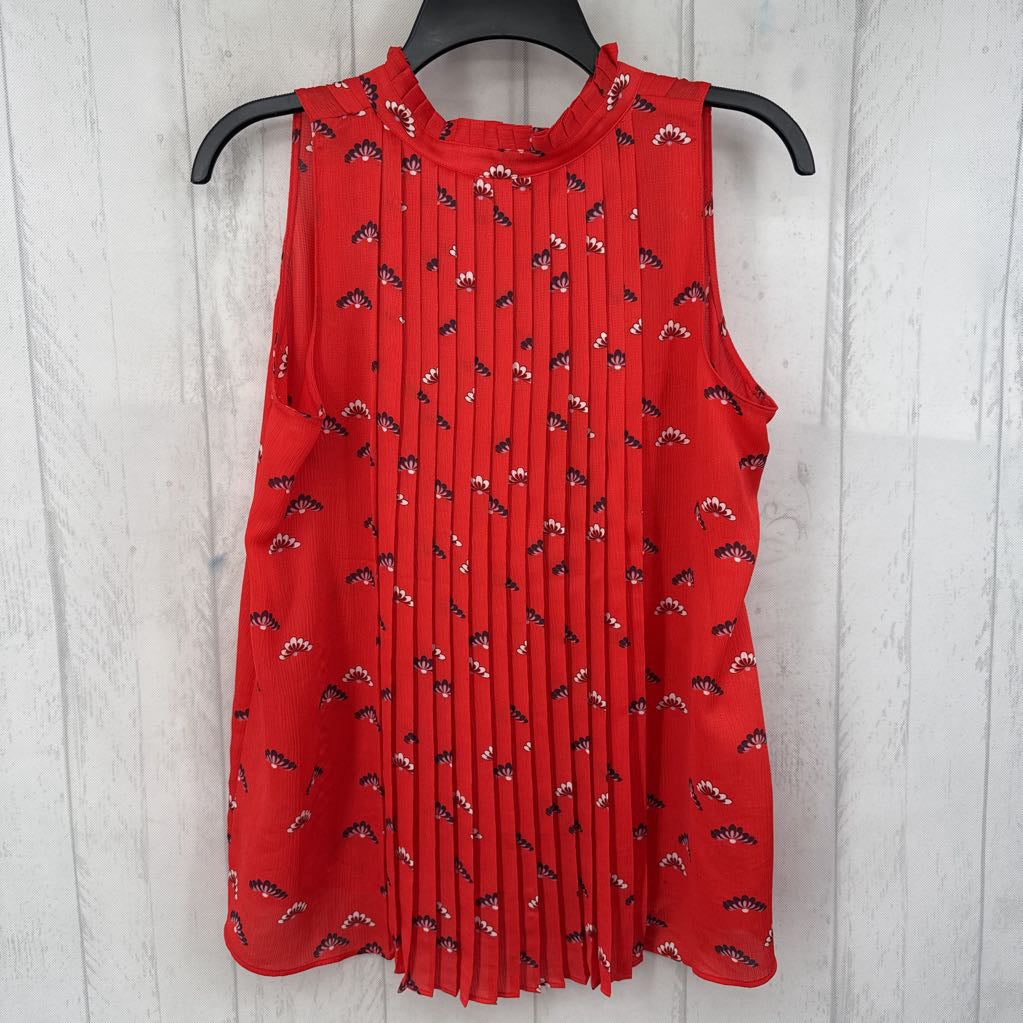 Mp pleated v-neck tank