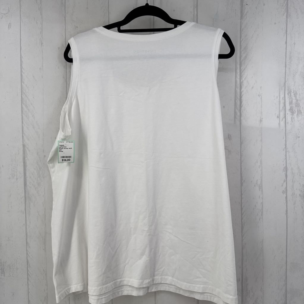 3Xwp scoop neck basic tank