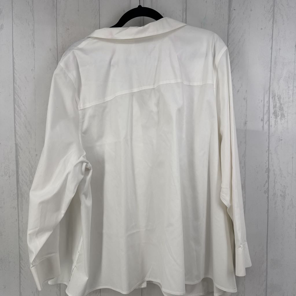 3Xwp button down l/s top