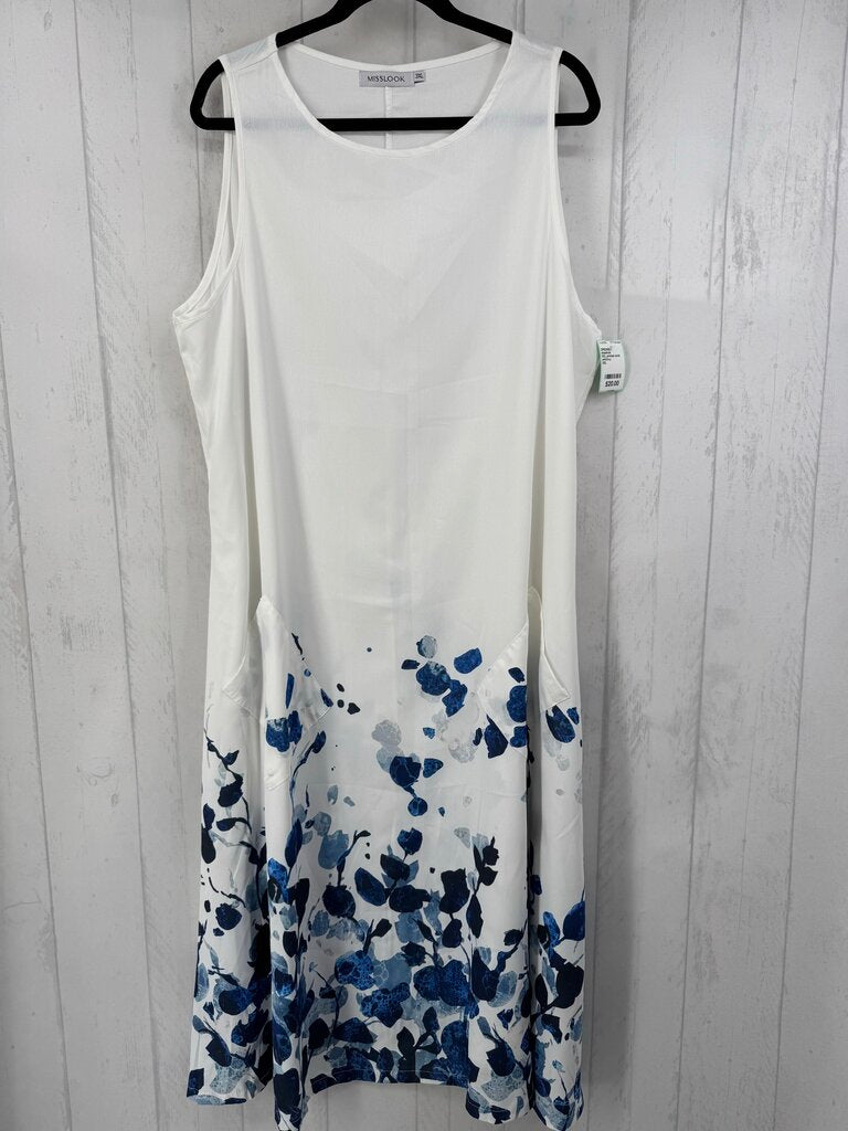 3XL printed slvls dress