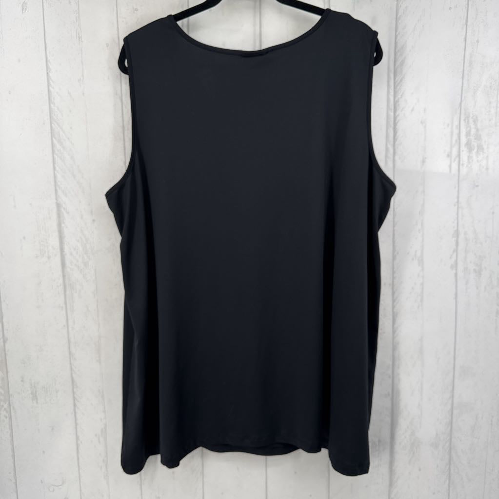 3X round neck basic tank
