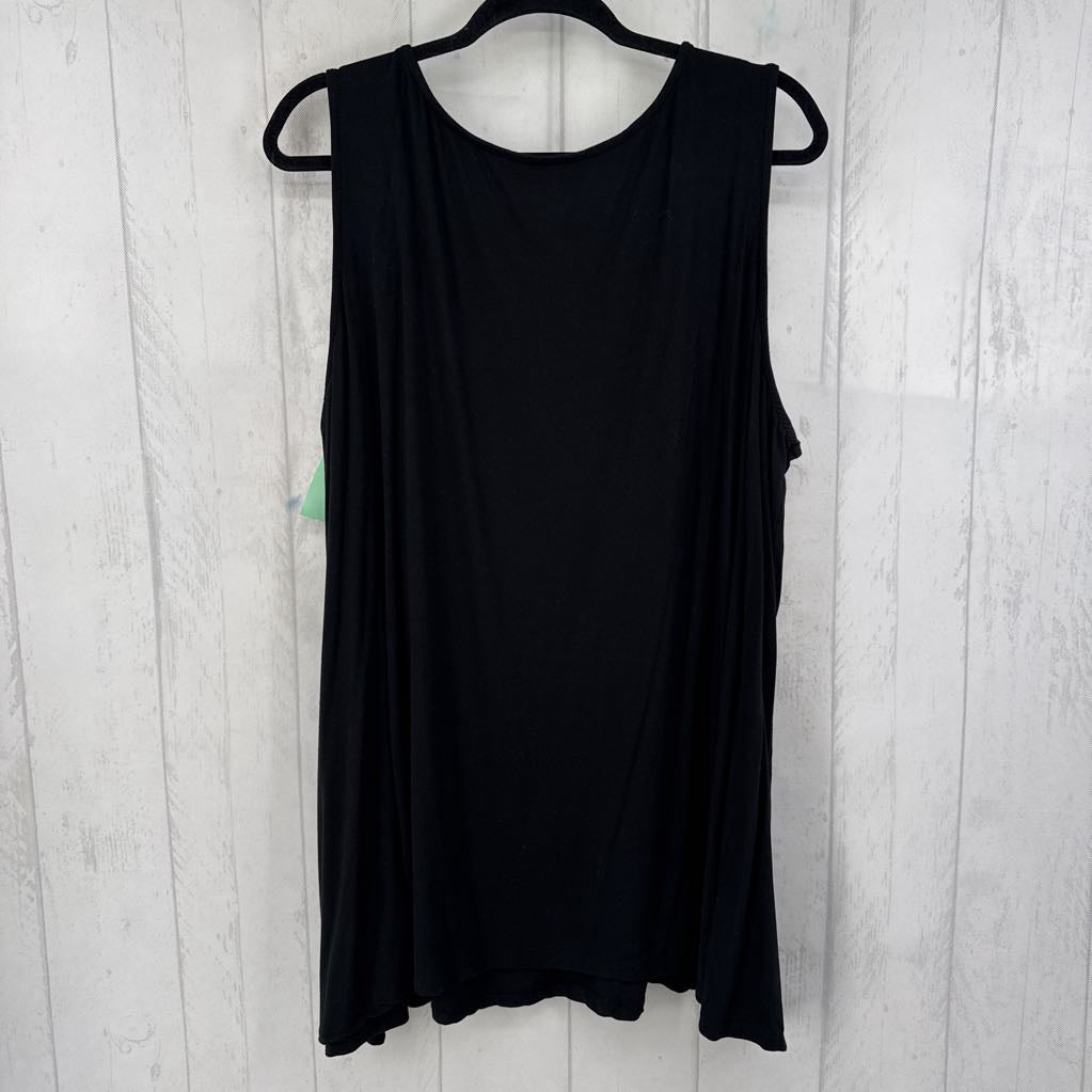 3X round neck basic tank