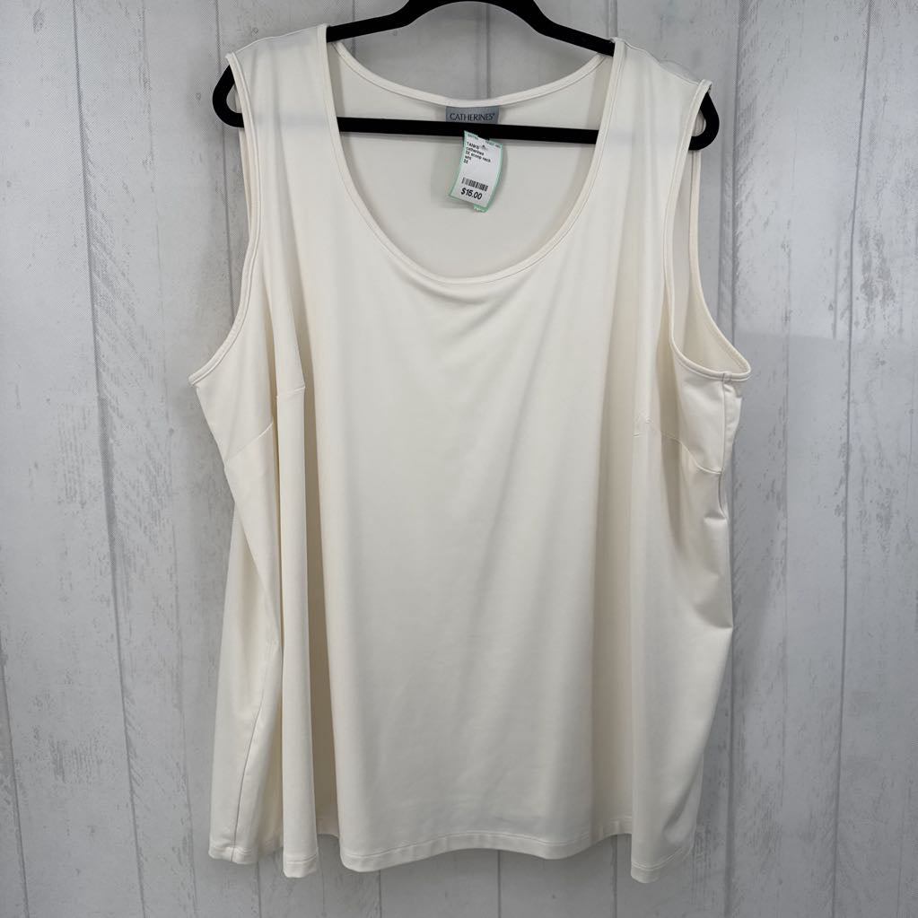 3X scoop neck basic tank