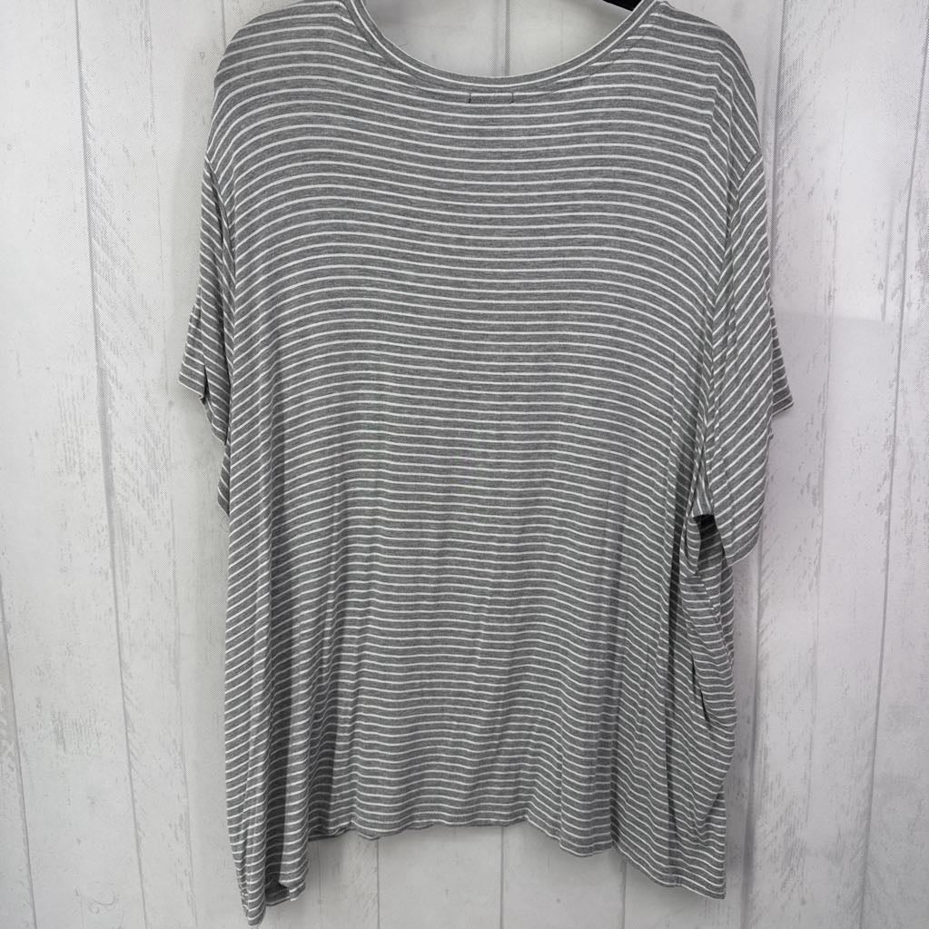 3X striped s/s tee