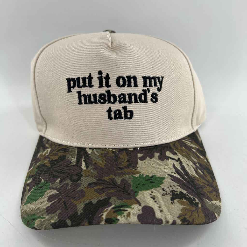 trucker hat-put it on my husband's tab