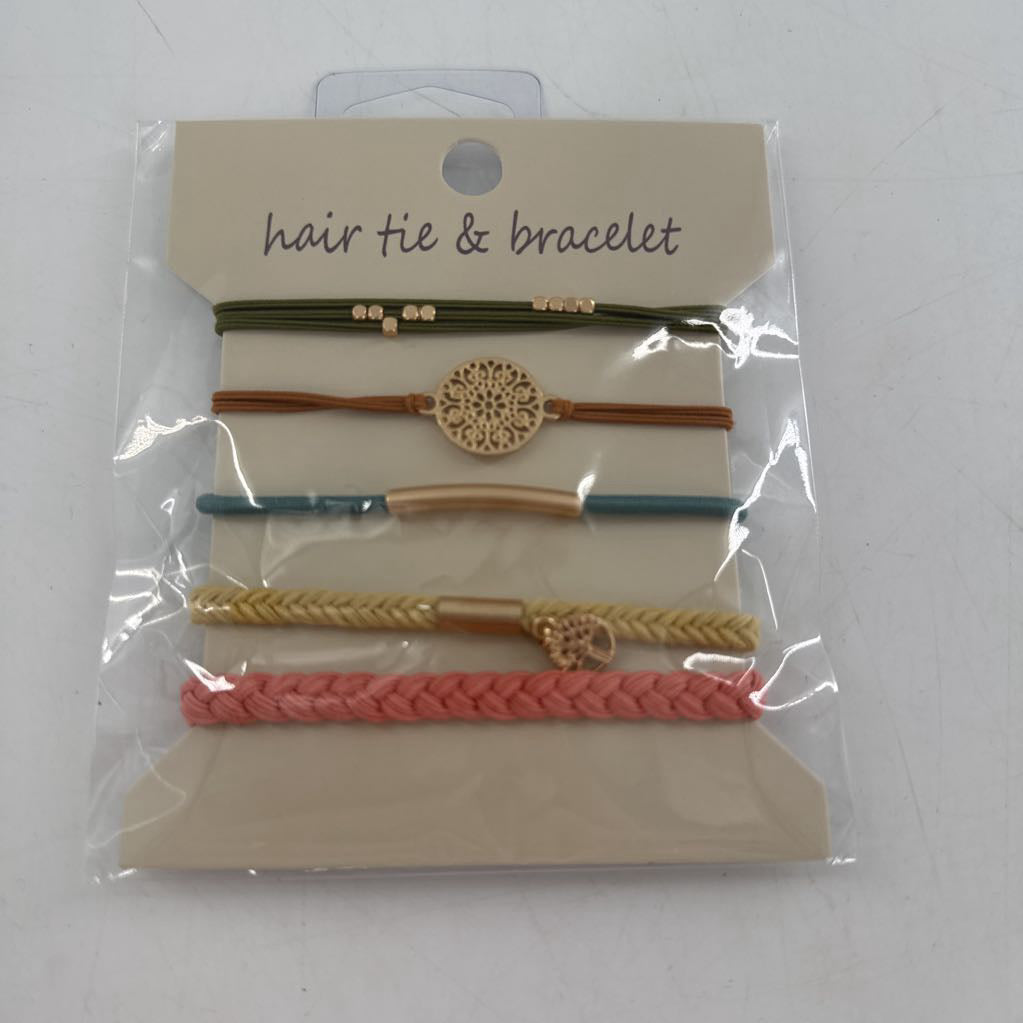 hair tie & bracelet-multi