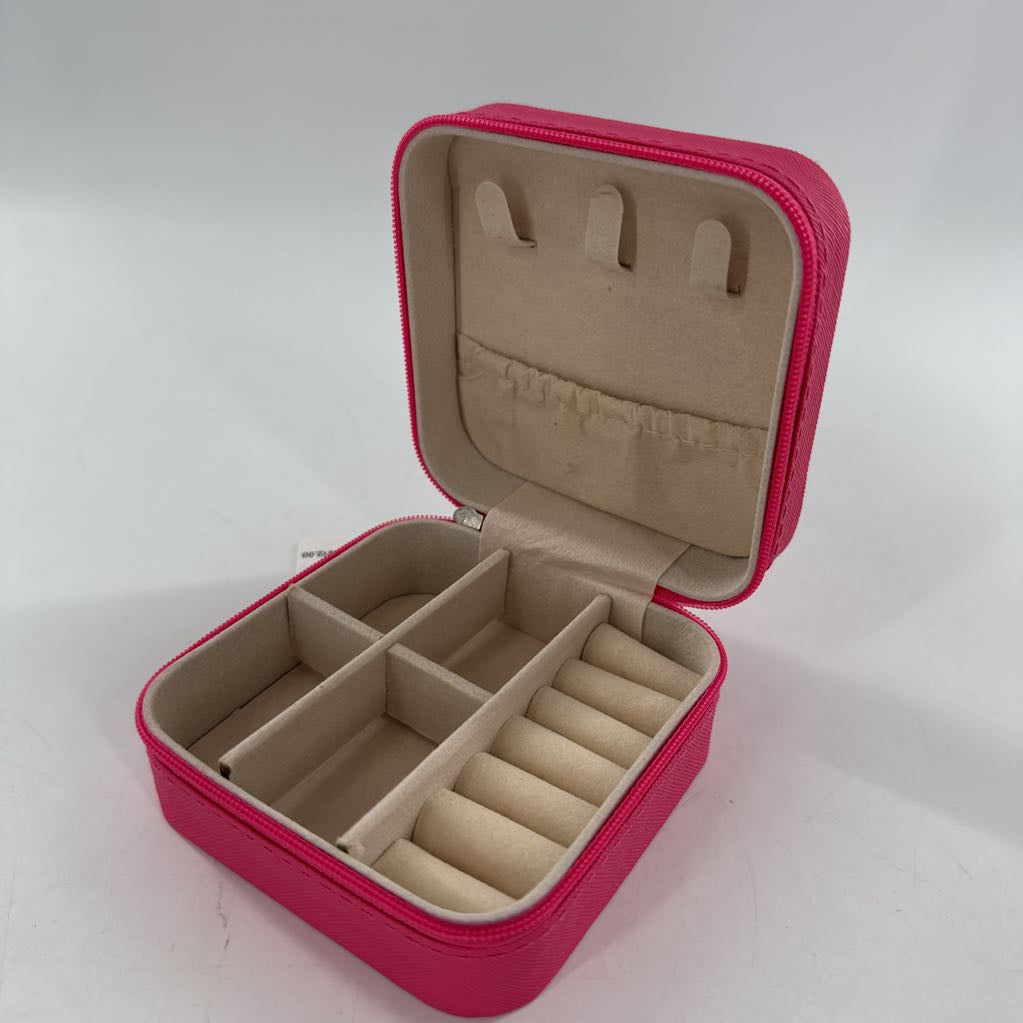 travel jewelry organizer-pink bows