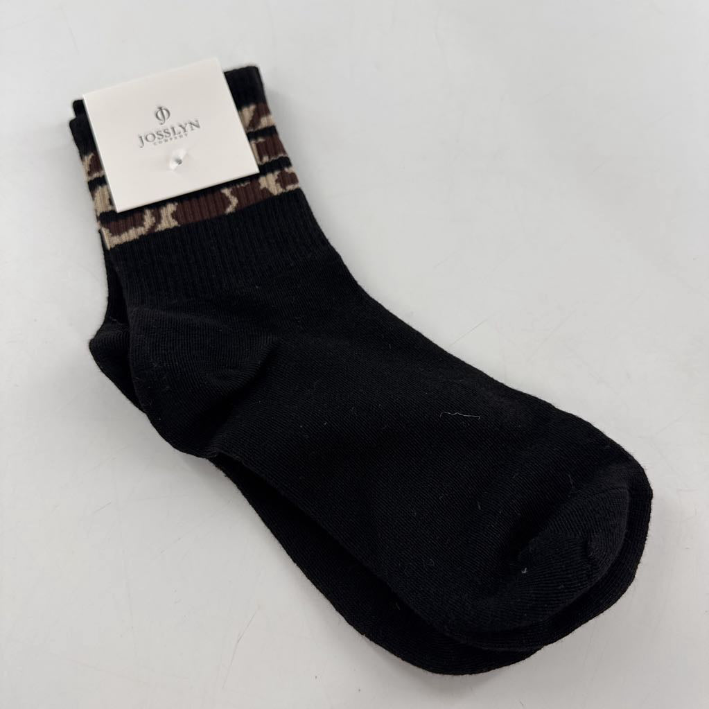 half-crew socks-blk