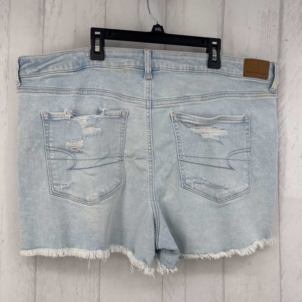20 hi-rise cutoff jean short