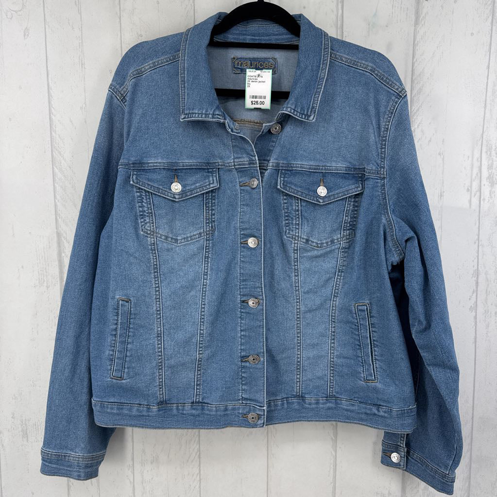 2X denim jacket