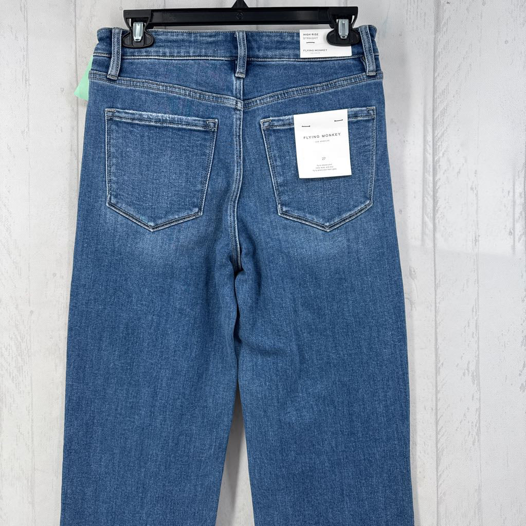 R77 27 hi-rise straight leg jean