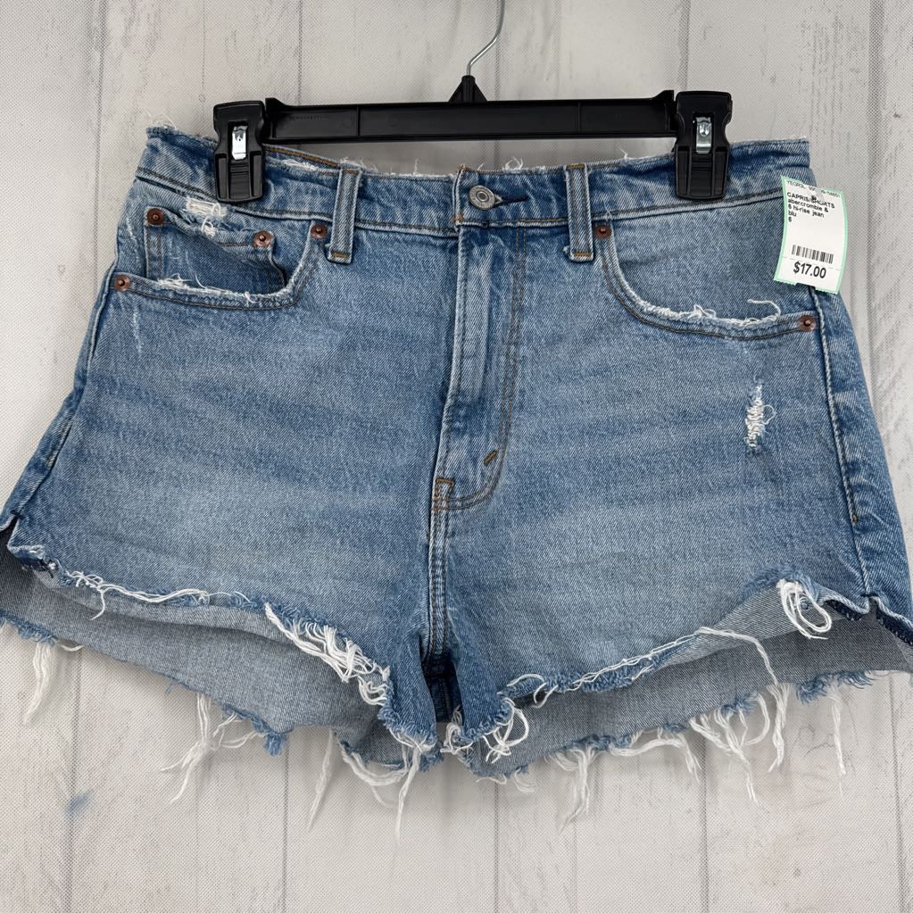 6 hi-rise jean shorts