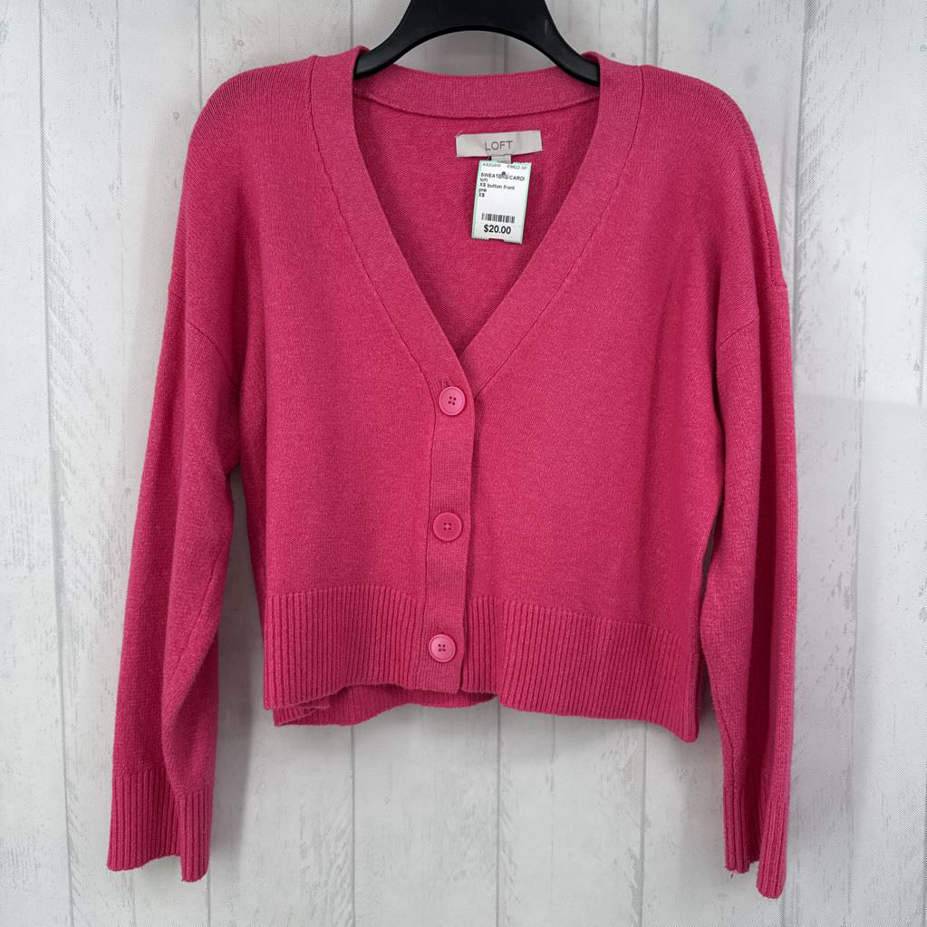 XS button front cardi