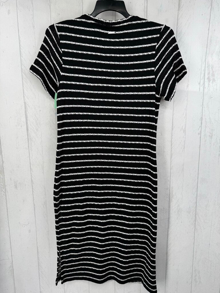 L crochet striped s/s dress