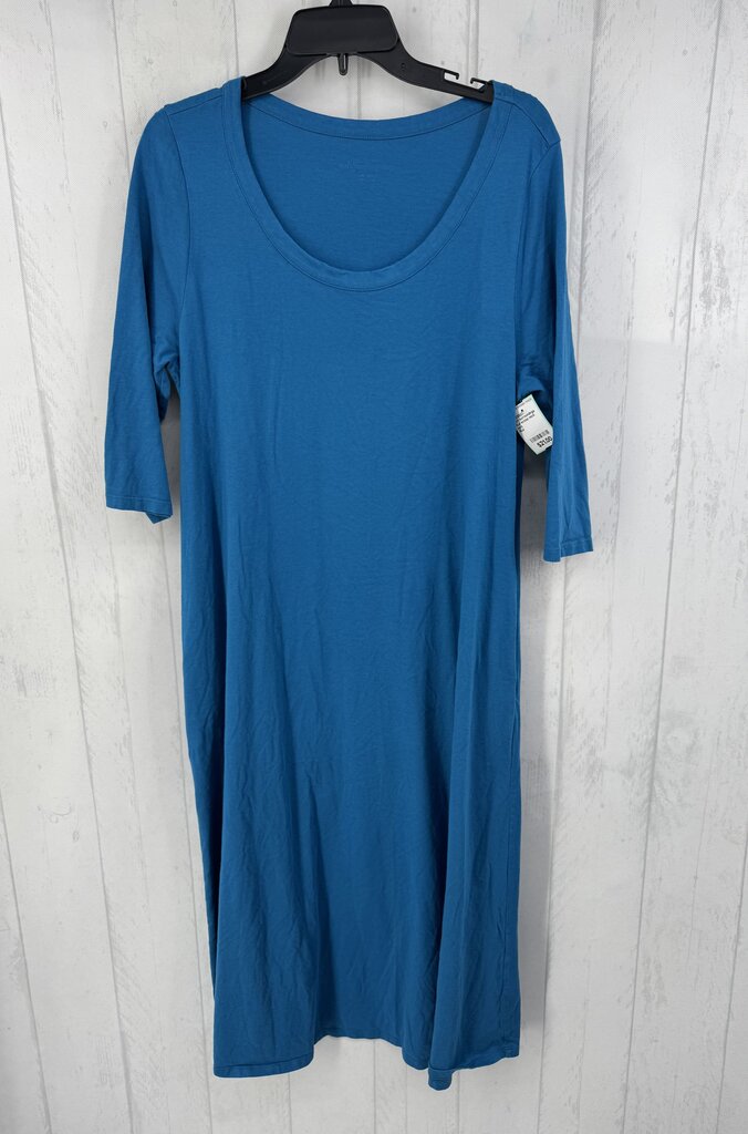 XLp scoop neck 3/4 slv dress