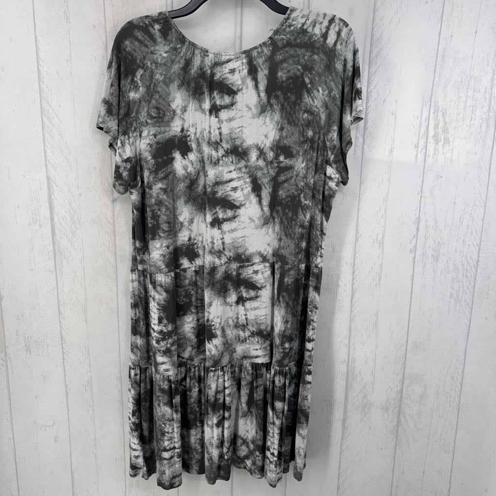 Lp tie-dye tie front s/s dress