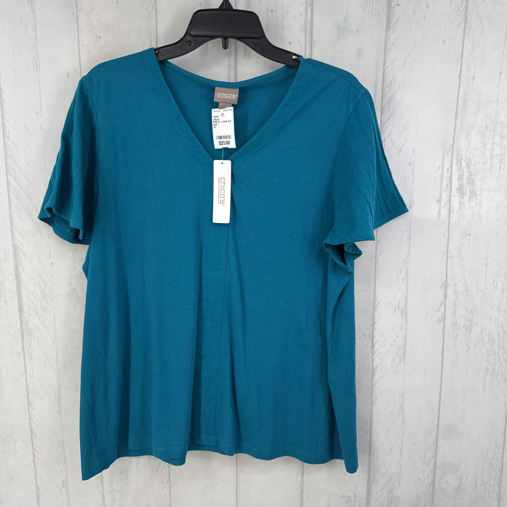 R35 XL v-neck s/s tee