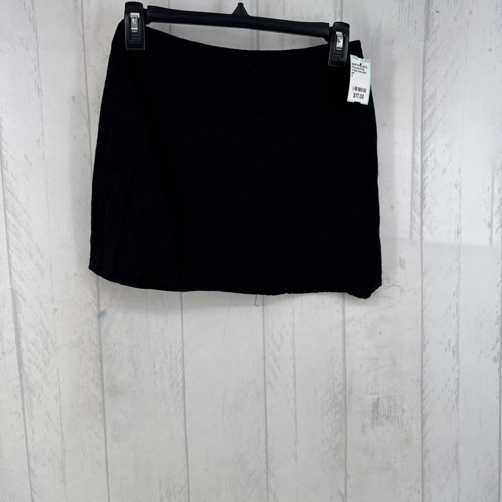 4 linen mini skirt