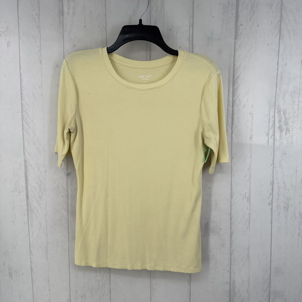 L ribbed s/s tee