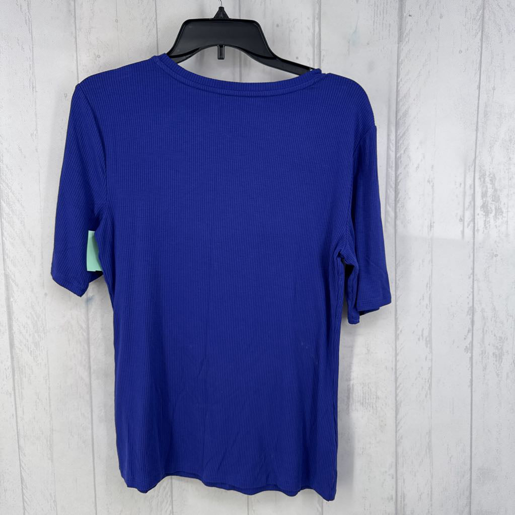 L ribbed s/s tee