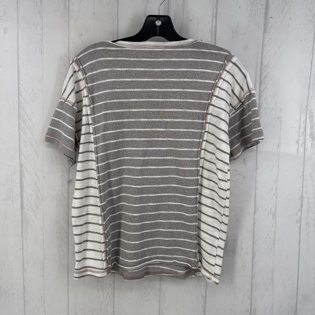 M striped crewneck s/s tee