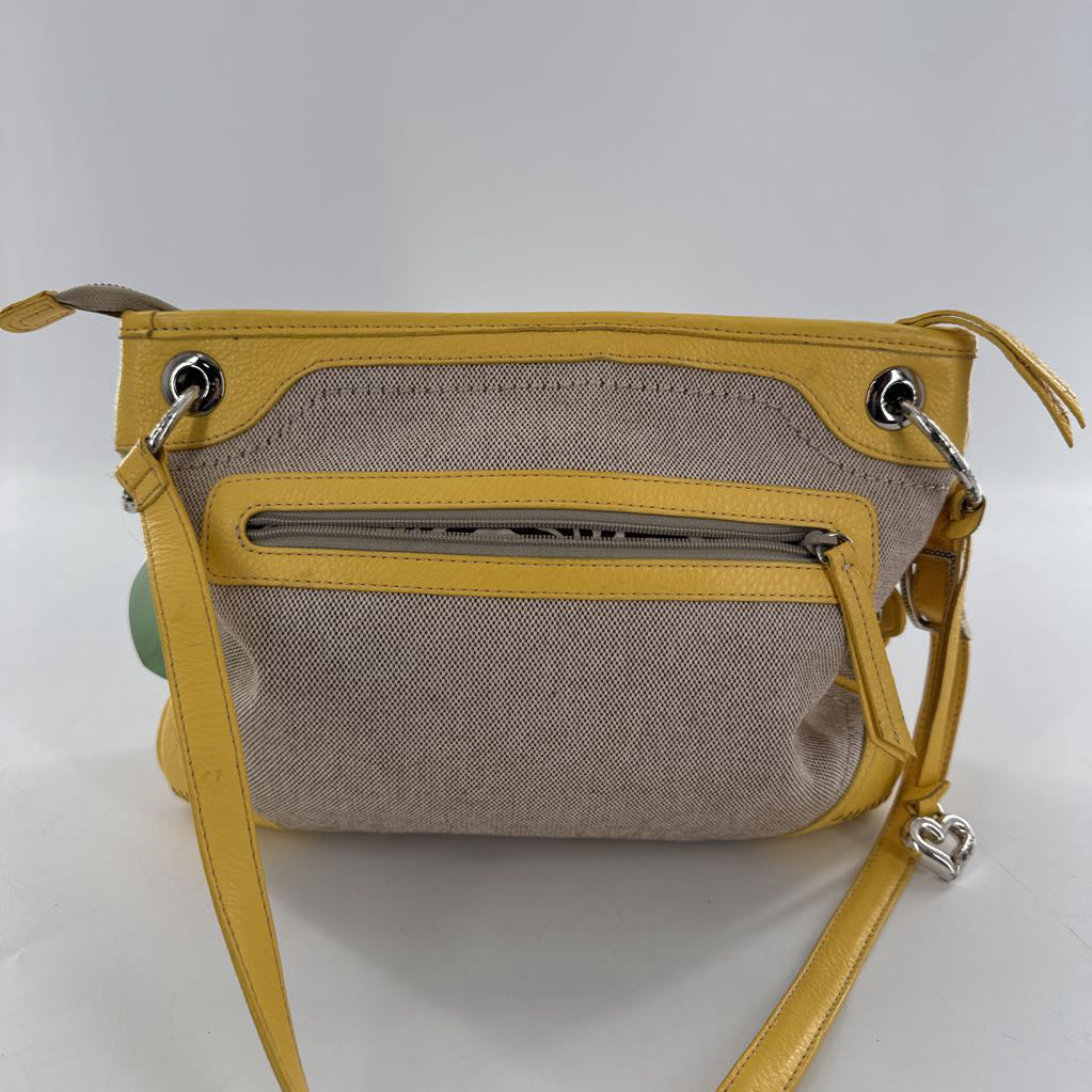 canvas leather crossbody