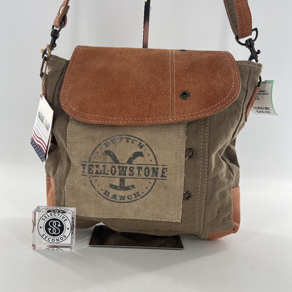 yellowstone ranch branded crossbody