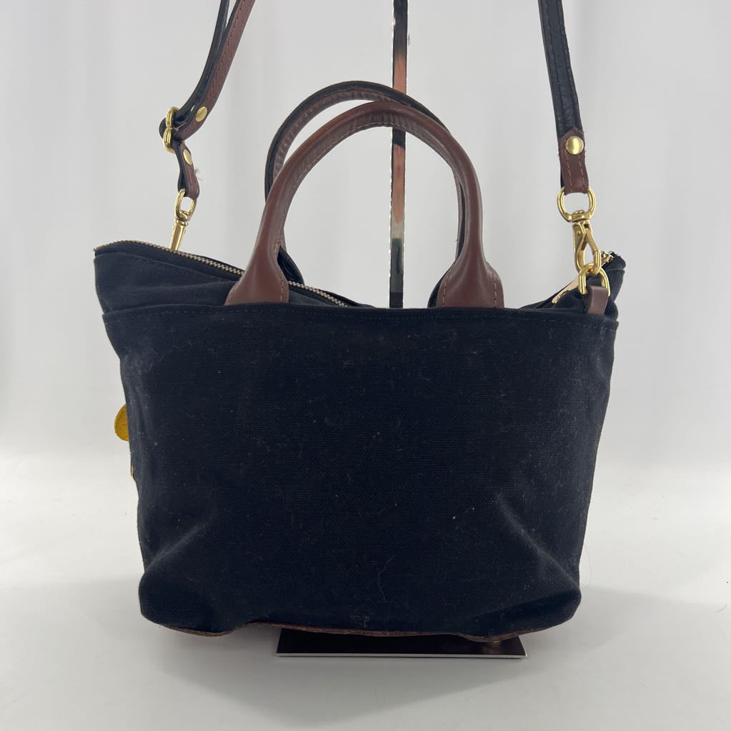 footed dual handle tote