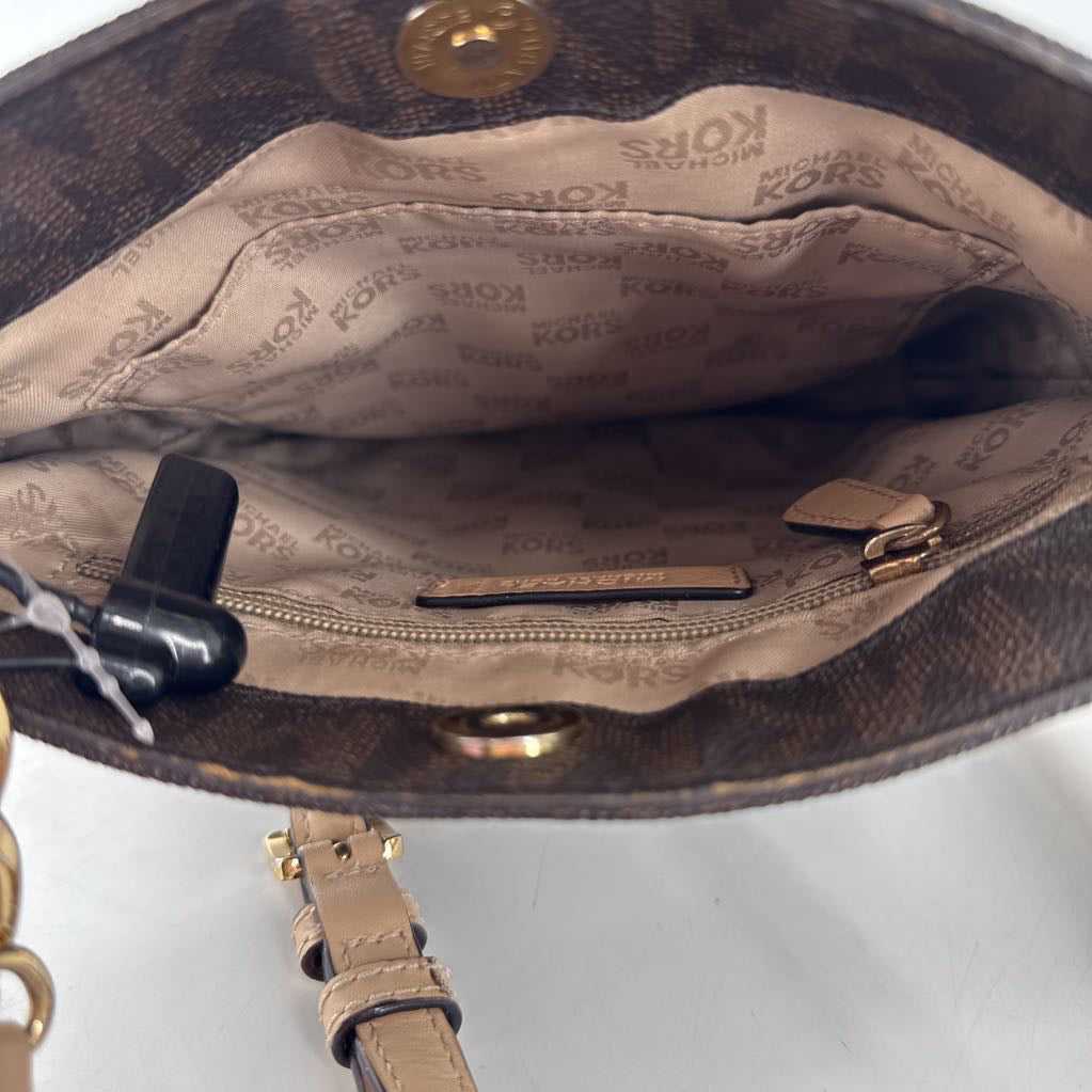 monogram chain strap crossbody