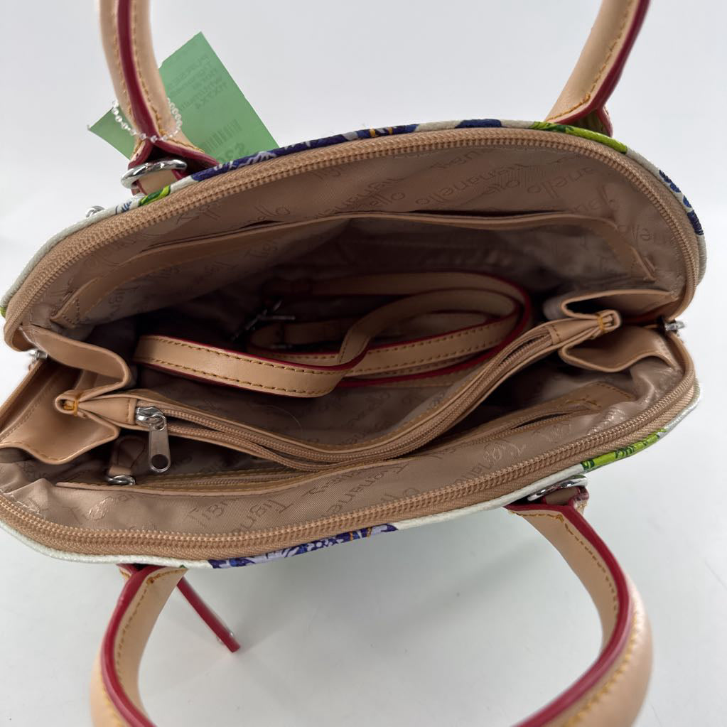 floral satchel/crossbody