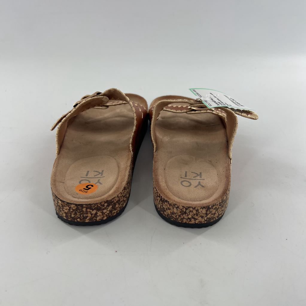 5 double buckle slides