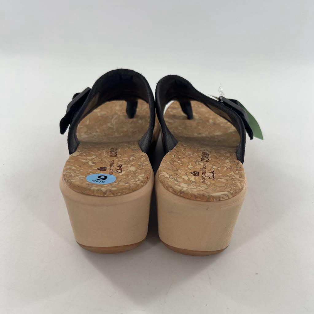 6 wedge heel thong sandal