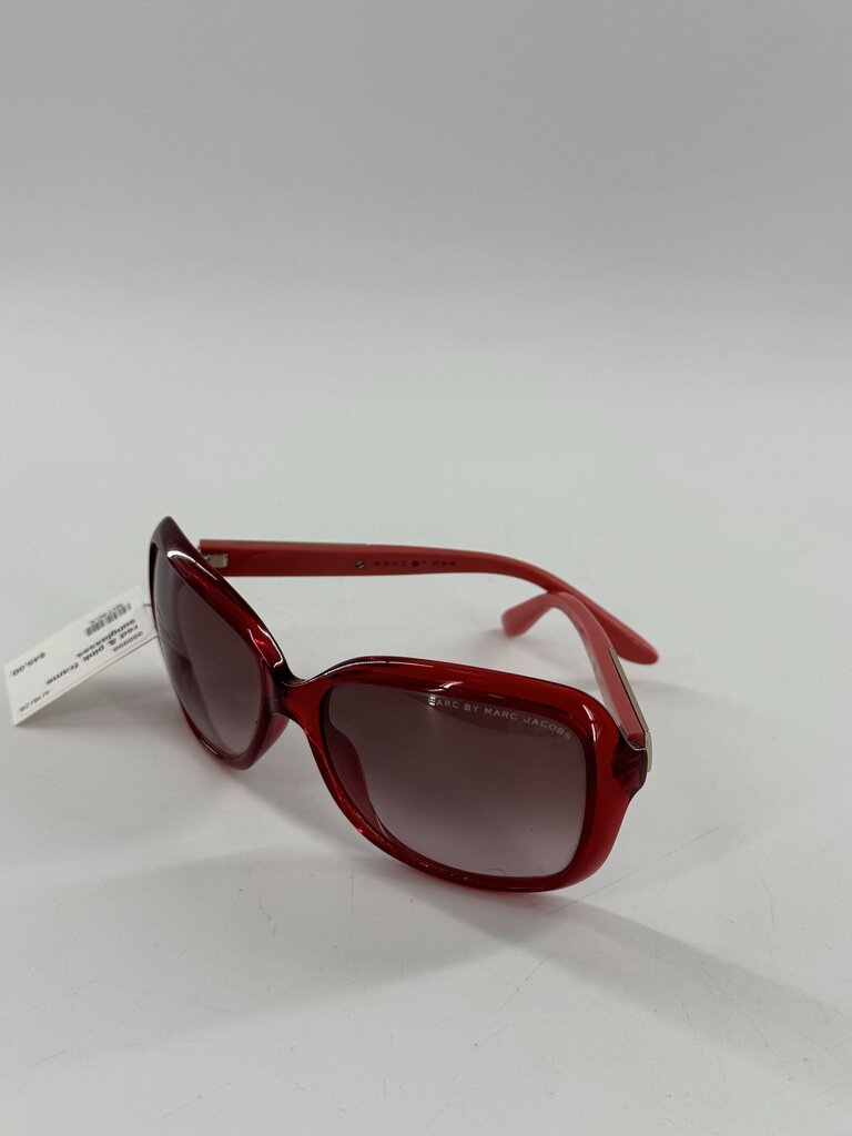 red & pink frame sunglasses