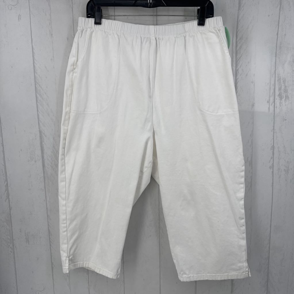 XL pull-on twill capris