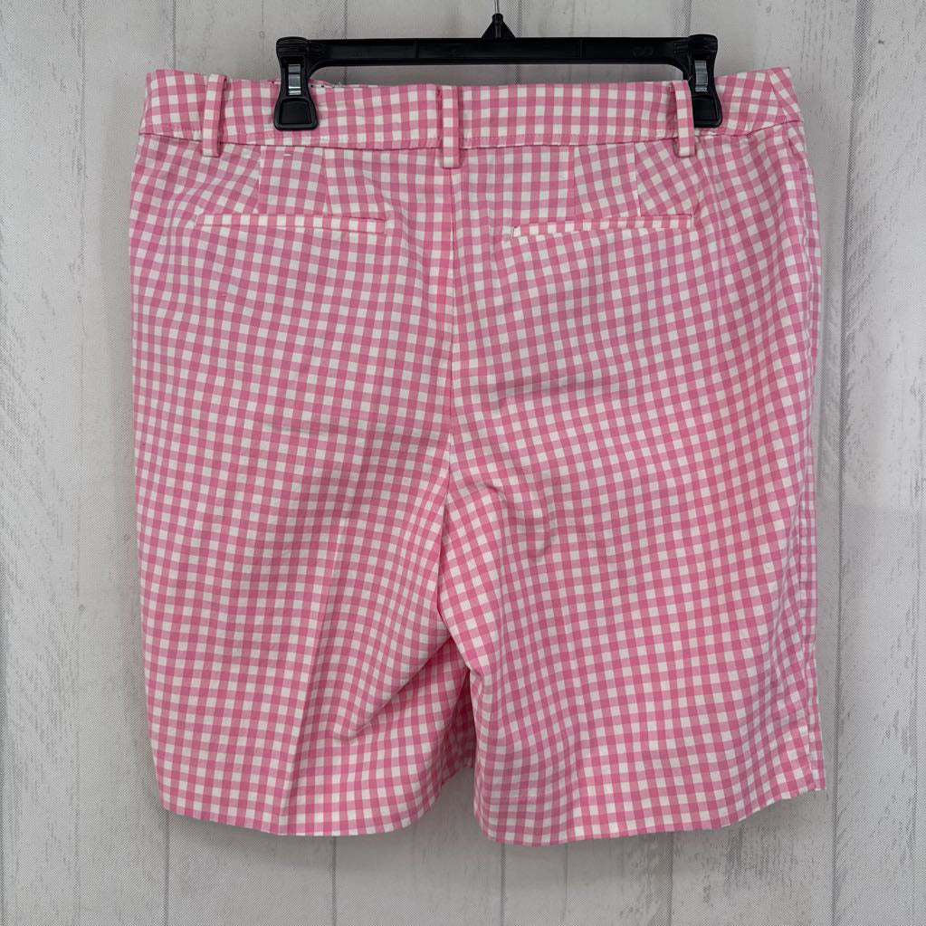 12P gingham print shorts