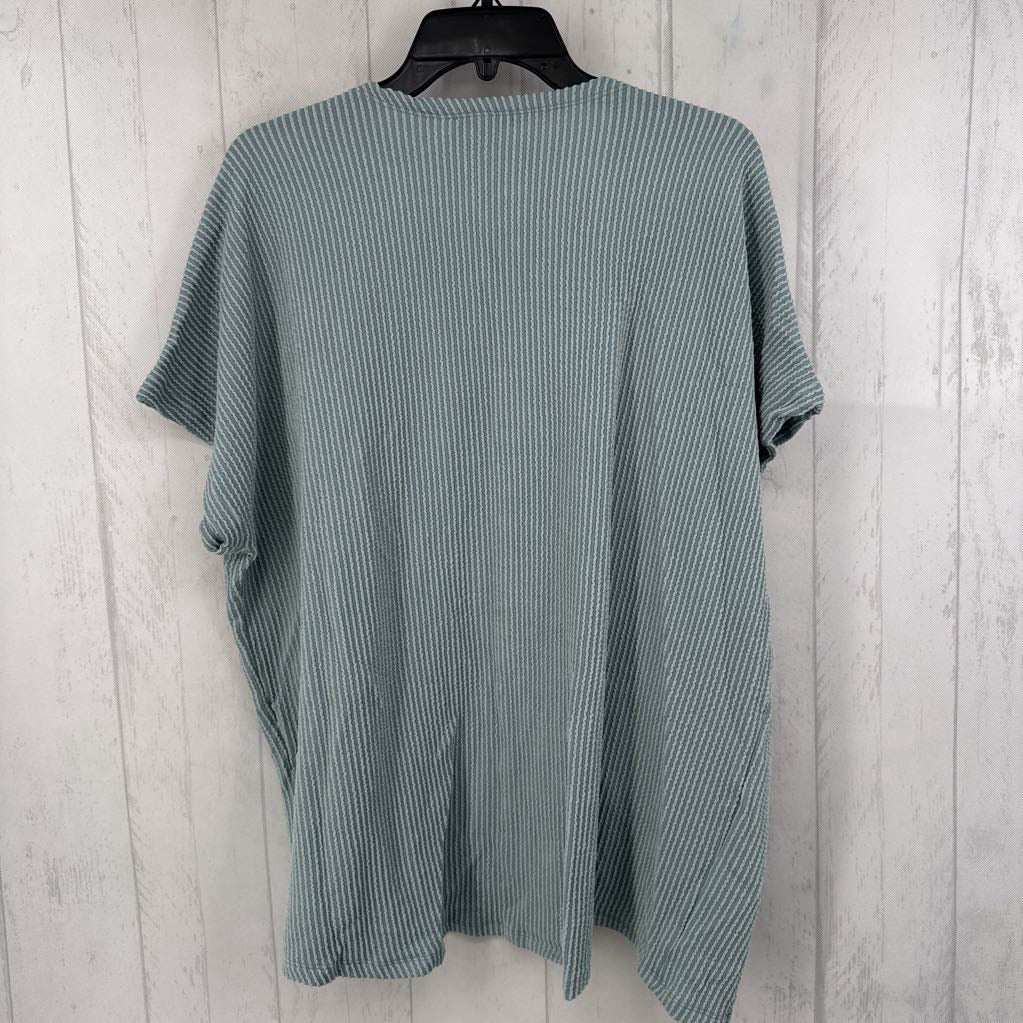 M textured open front s/s cardi
