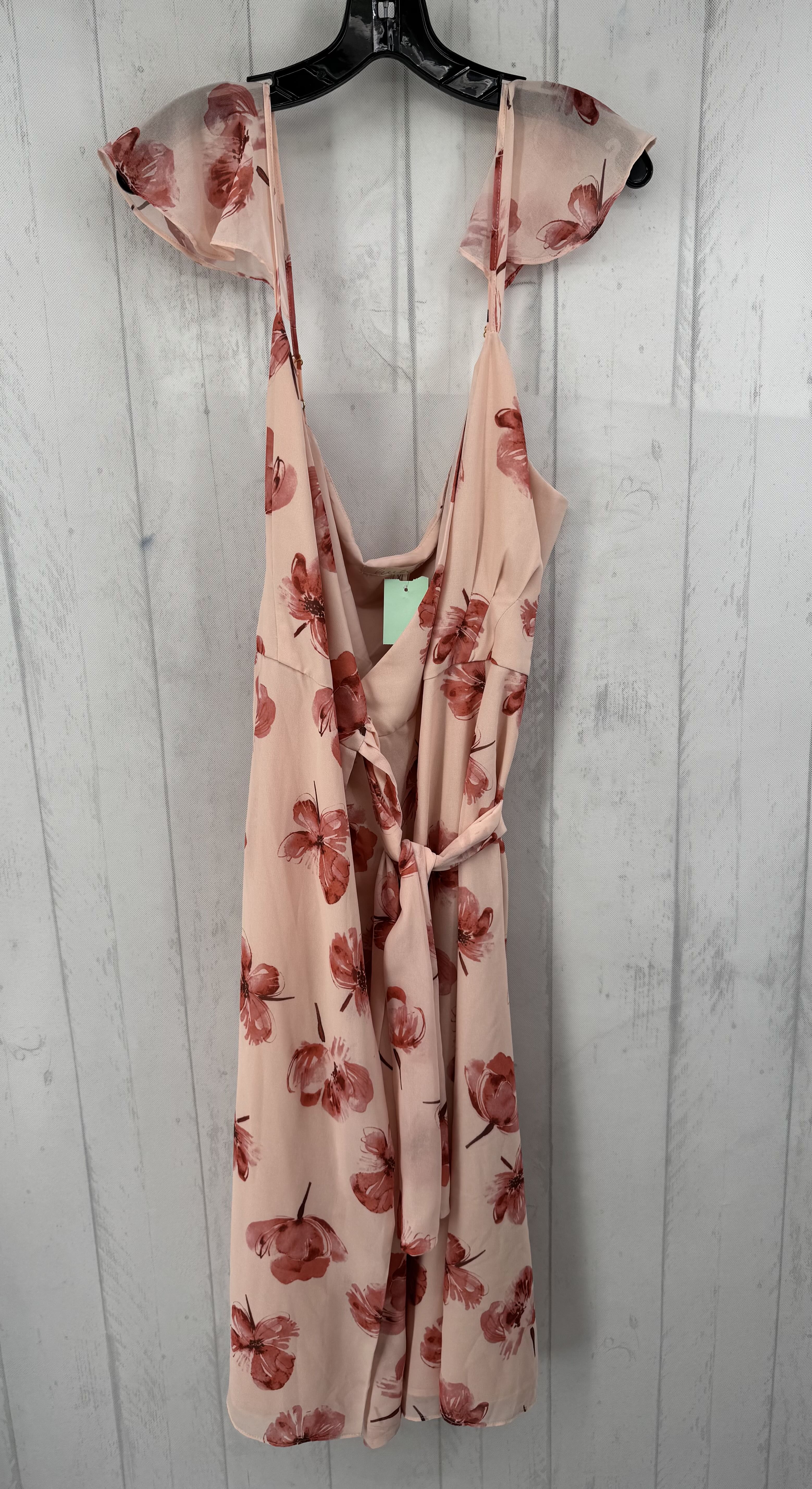 XL flo print crossover sundress