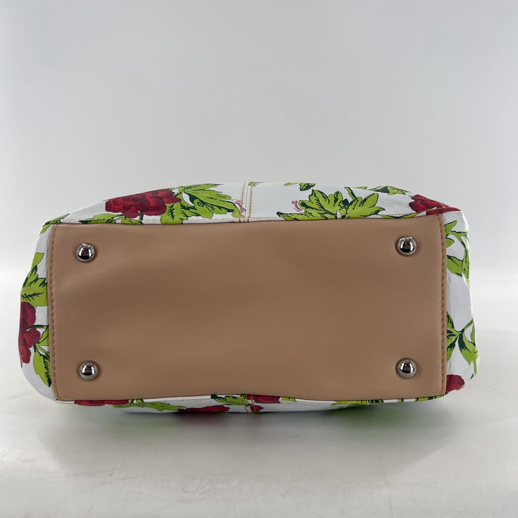 flo print shoulder bag
