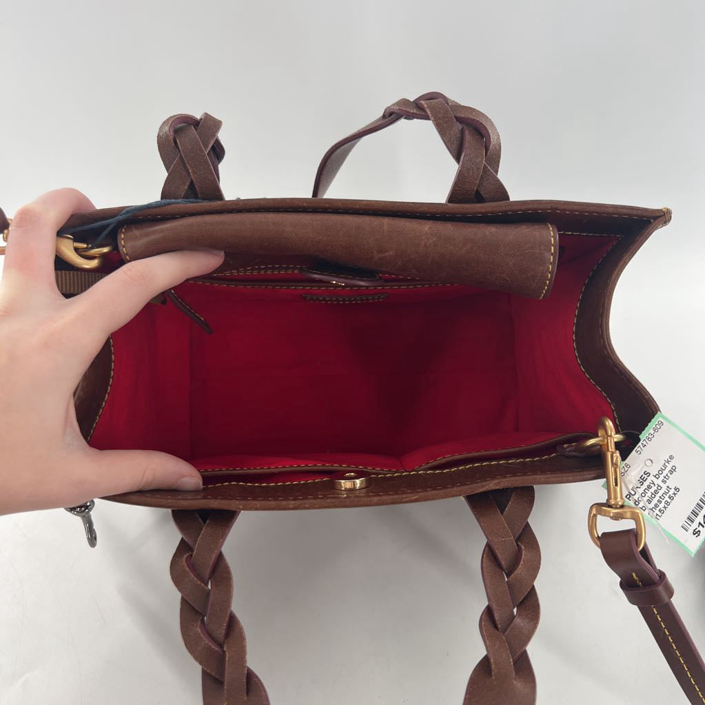 braided strap satchel