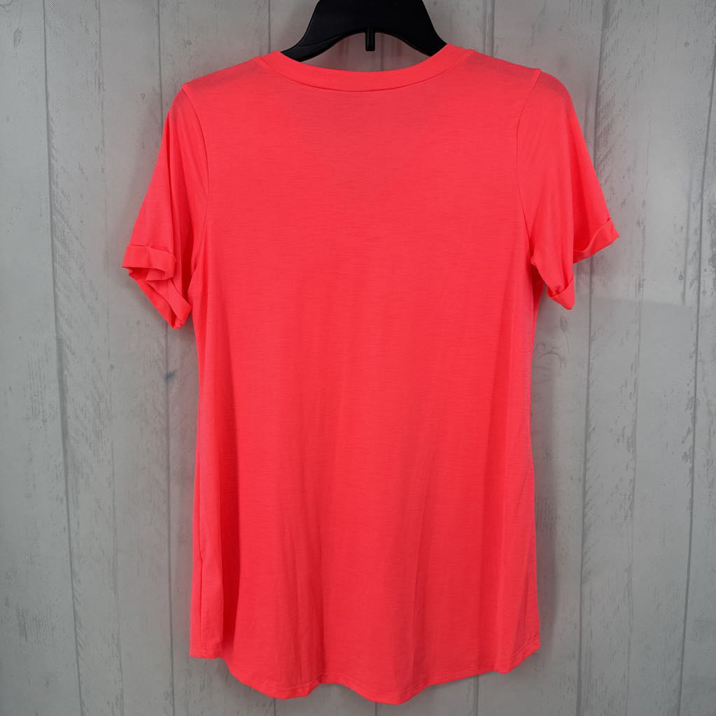 S v-neck s/s pocket tee