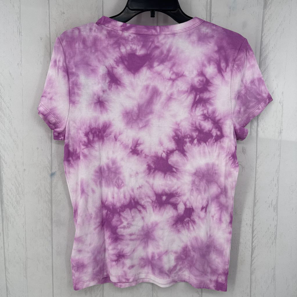 R30 L tie-dye ribbed s/s tee