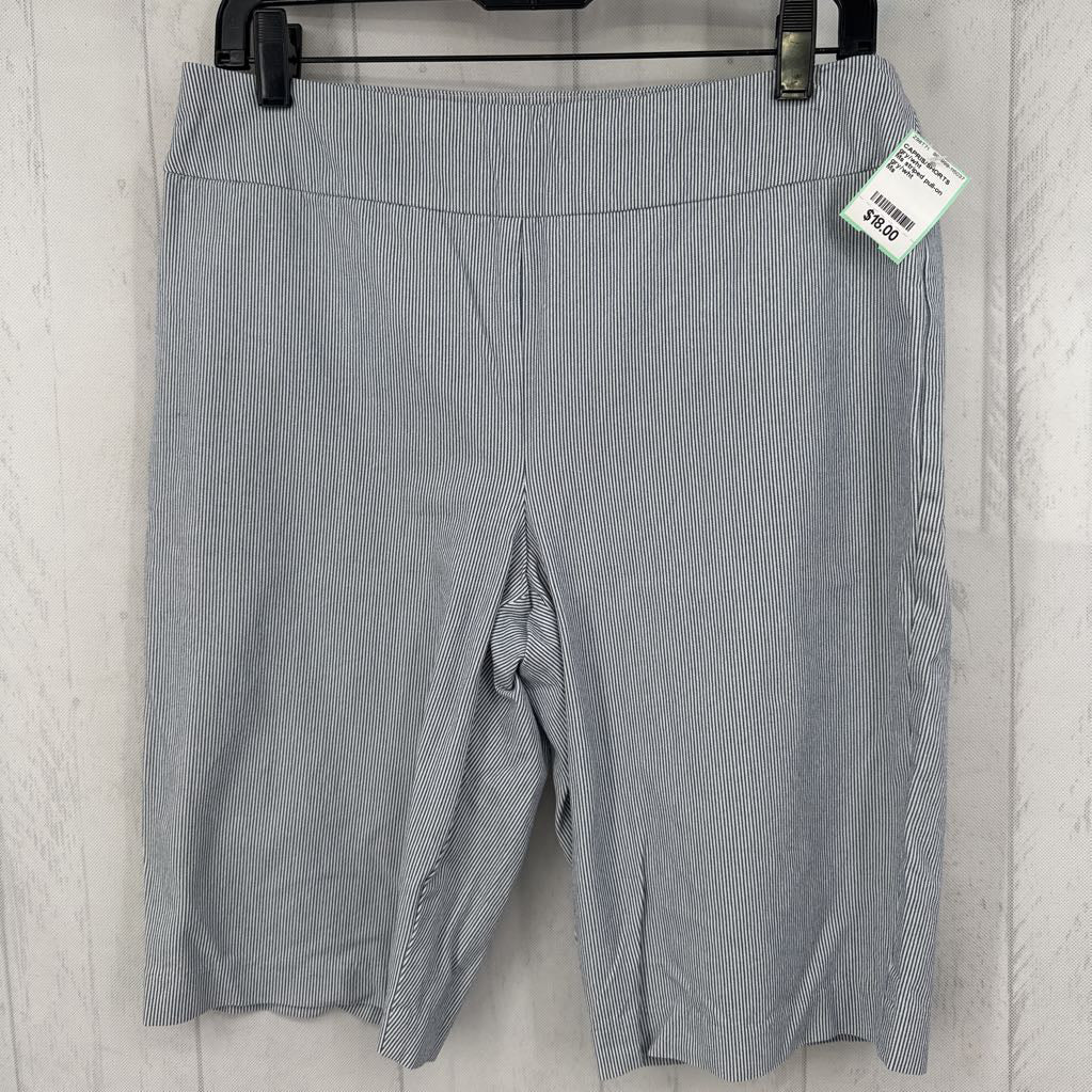 Ms striped pull-on shorts